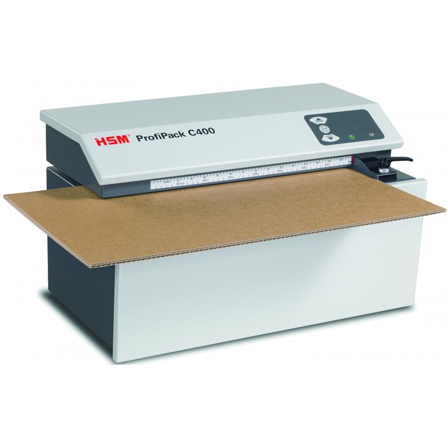HSM ProfiPack C400 - for shredding Cardboard - 16.34" Throat - Gray