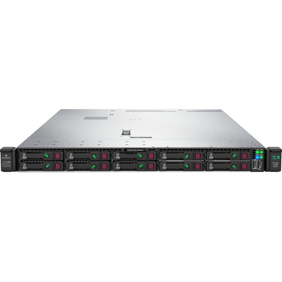 HPE ProLiant DL360 G10 1U Rack Server - 1 x Intel Xeon Silver 4215R 3.20 GHz - 32 GB RAM - Serial ATA, 12Gb/s SAS Controller