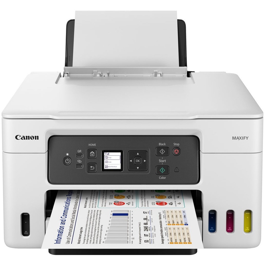 Canon MAXIFY GX3020 Wireless MegaTank Inkjet Multifunction Printer - Color