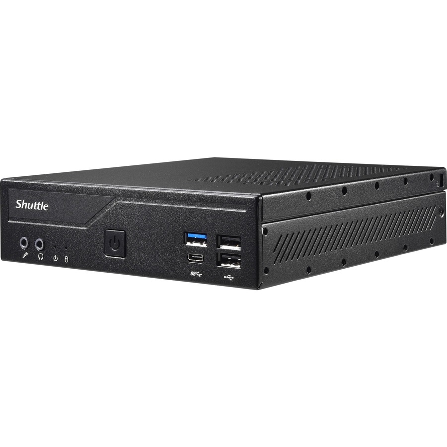 Shuttle XPC slim DH610 Barebone System - Slim PC - Socket LGA-1700 - 1 x Processor Support