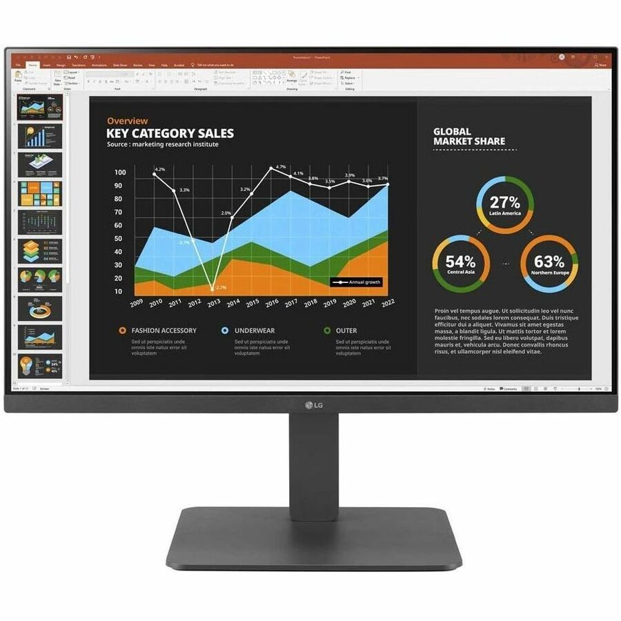 LG 27BR750C-C 27" Class Full HD LCD Monitor - 16:9