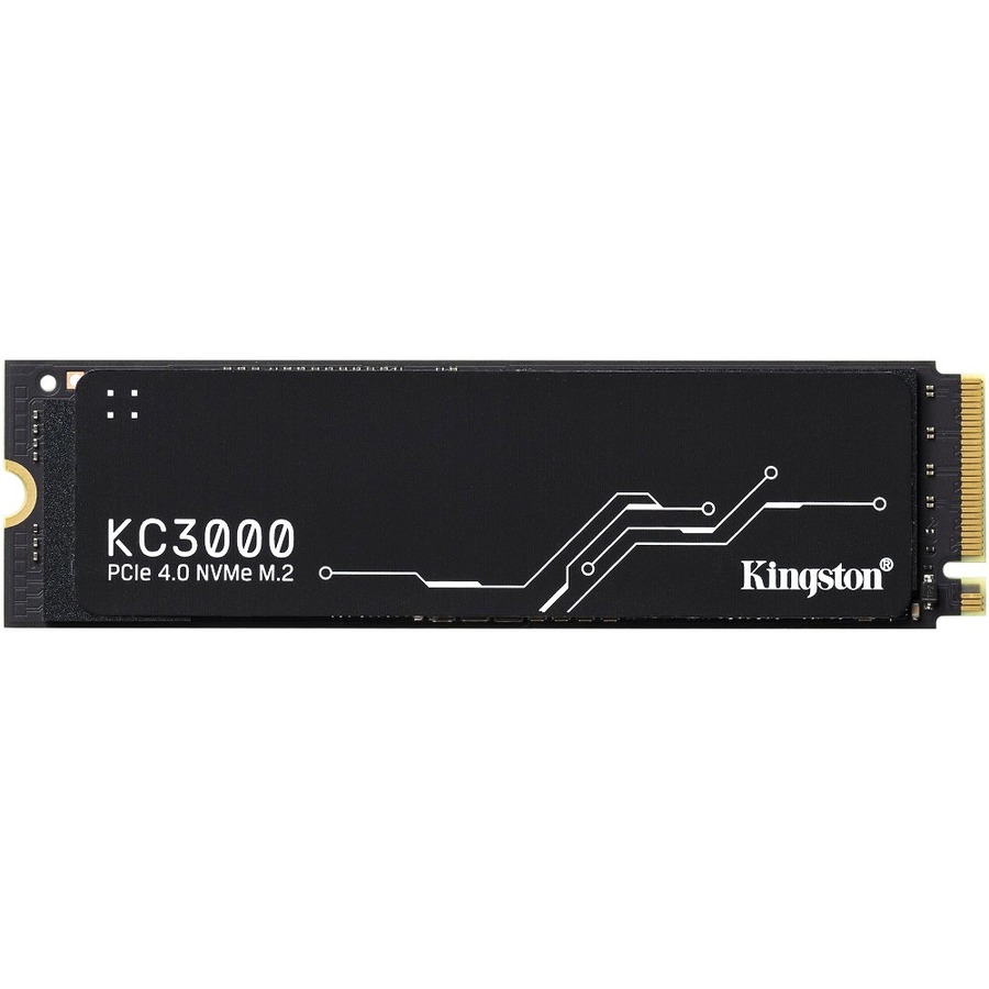 Kingston KC3000 2 TB Solid State Drive - M.2 2280 Internal - PCI Express NVMe (PCI Express NVMe 4.0 x4) - Black - Notebook, Desktop PC Device Supported - 1638.40 TB TBW - 7000 MB/s Maximum Read Transfer Rate - 5 Year Warranty = KIN831314