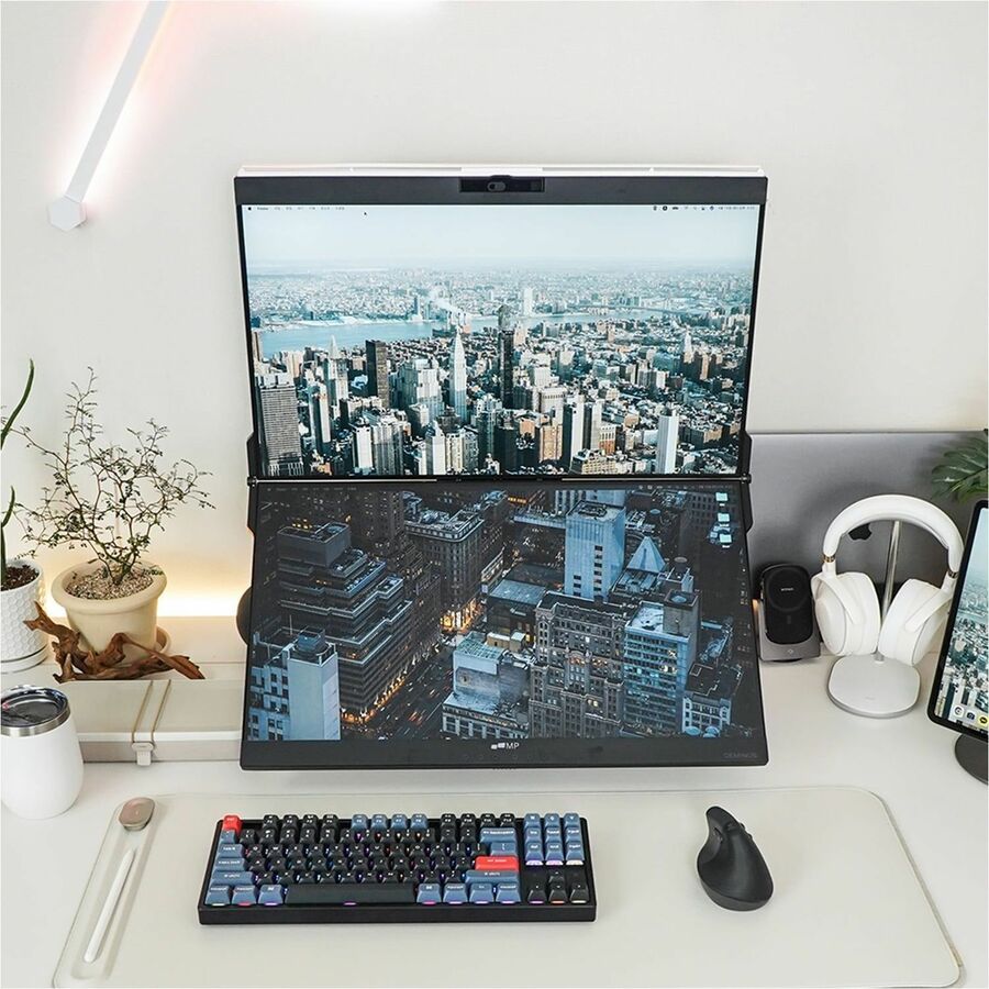 Mobile Pixels Geminos X 24" Class Webcam LCD Touchscreen Monitor - 16:9 - 14 ms