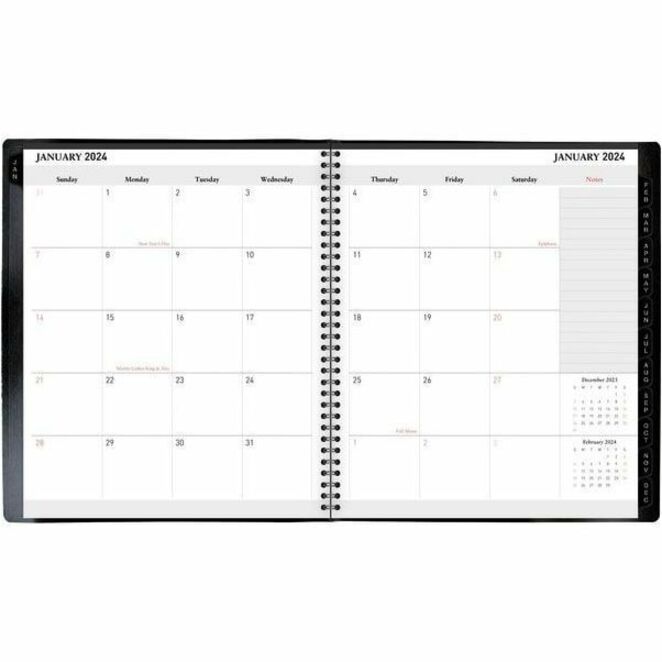 Office Depot Monthly Planner, 9" x 11" , Black, January to December 2024 Planners Office Depot