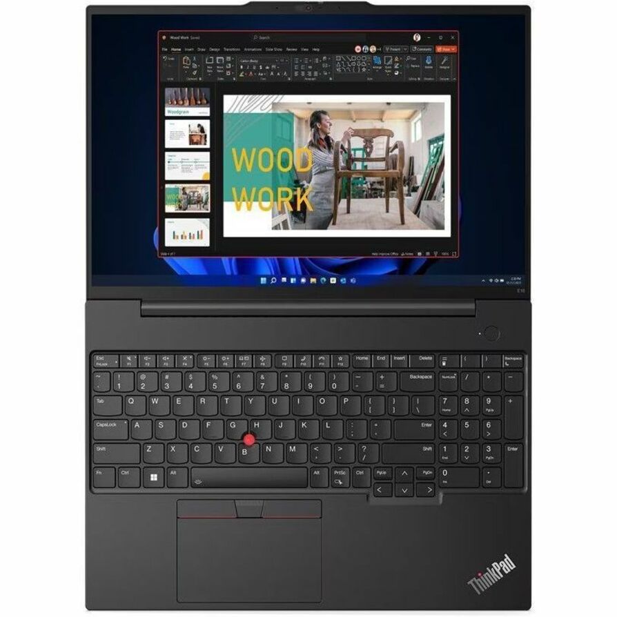 Lenovo ThinkPad E16 Gen 1 21JN003XUS 16" Touchscreen Notebook - WUXGA - 60 Hz - Intel Core i7 13th Gen i7-1355U - 16 GB - 512 GB SSD - English Keyboard - Graphite Black