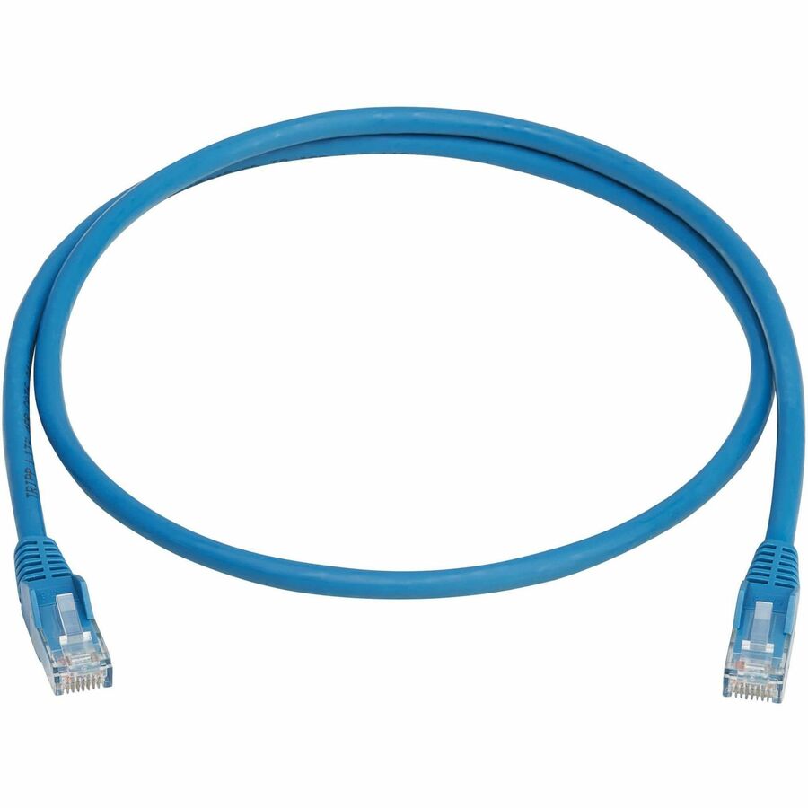 Eaton Tripp Lite Series Cat6 Gigabit Snagless Molded UTP Ethernet Cable (RJ45 M/M), PoE, LSZH, Blue, 1 m (3.3 ft.)