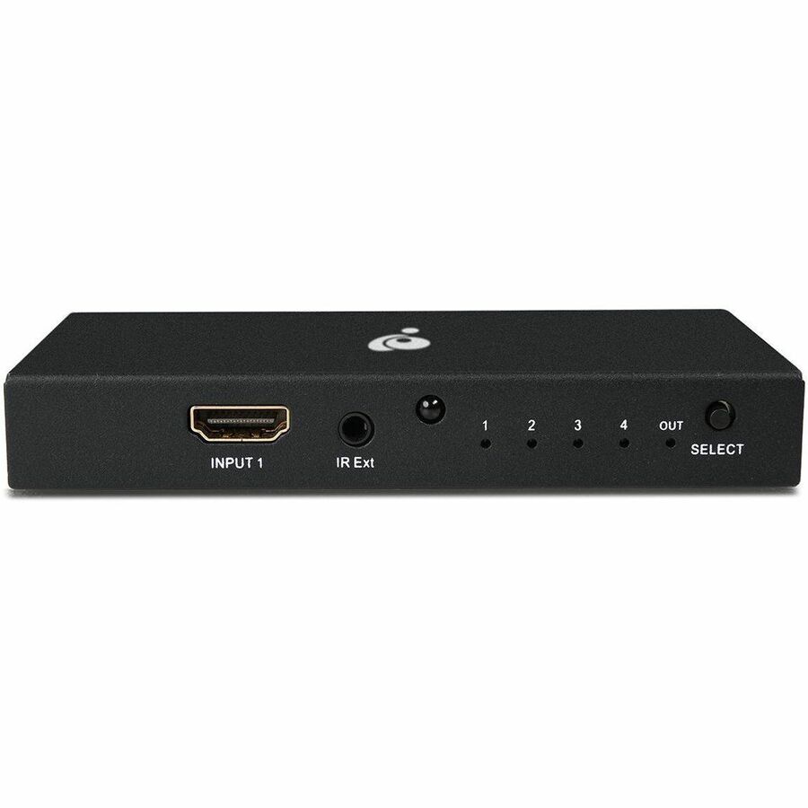 IOGEAR 4-Port 8K UltraHD HDMI Switch - 7680 x 4320 - 8K - 4 x 1 - Display - 1 x HDMI Out