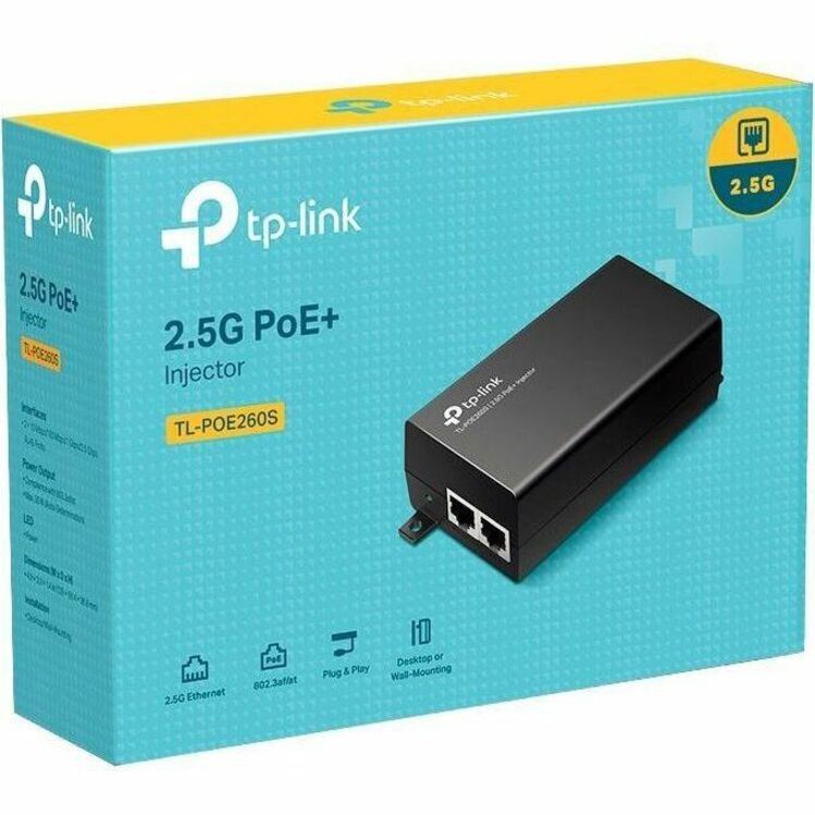 TP-Link TL-POE260S - 2.5G PoE+ Injector Adapter