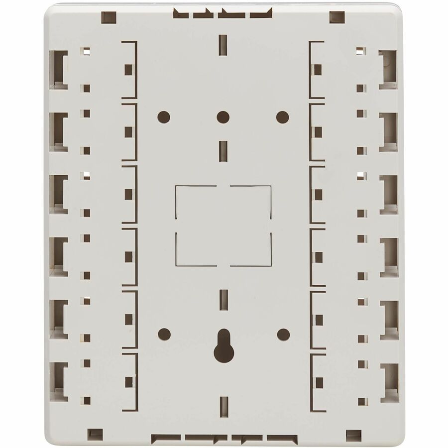 Eaton Tripp Lite Series Surface-Mount Box for Keystone Jacks - 12 Ports, White, TAA
