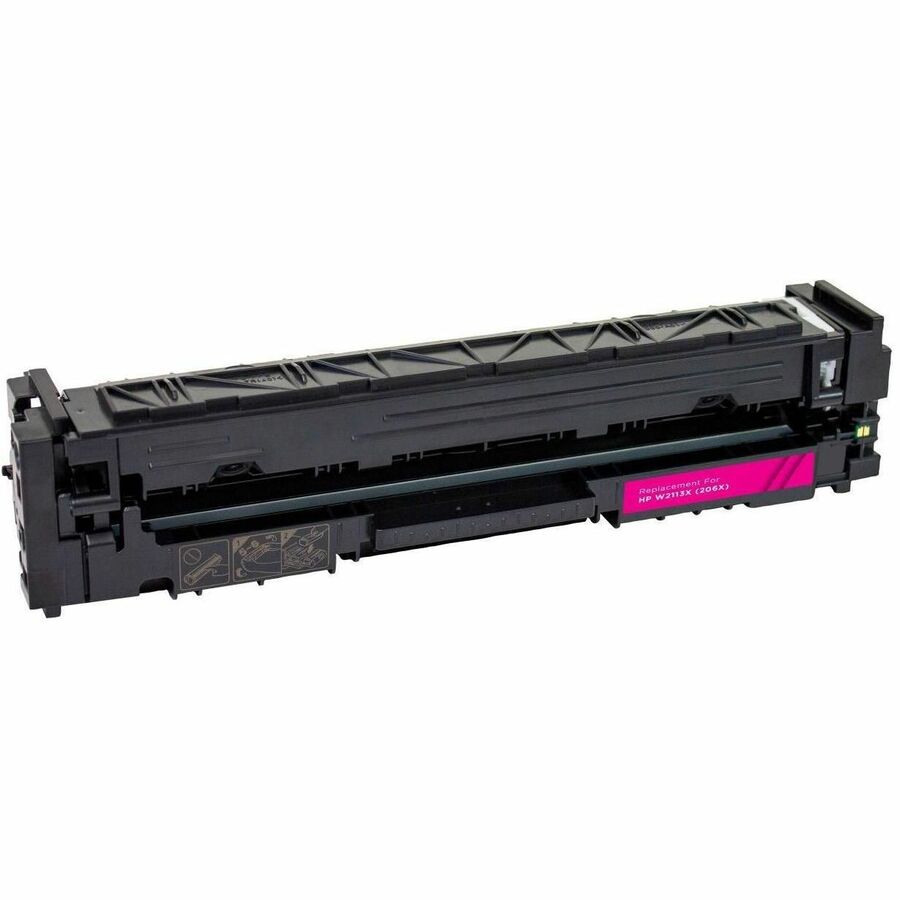 Clover Imaging remanufactured magenta toner cartridge for HP W2113X 206X with new chip — alternate view 1