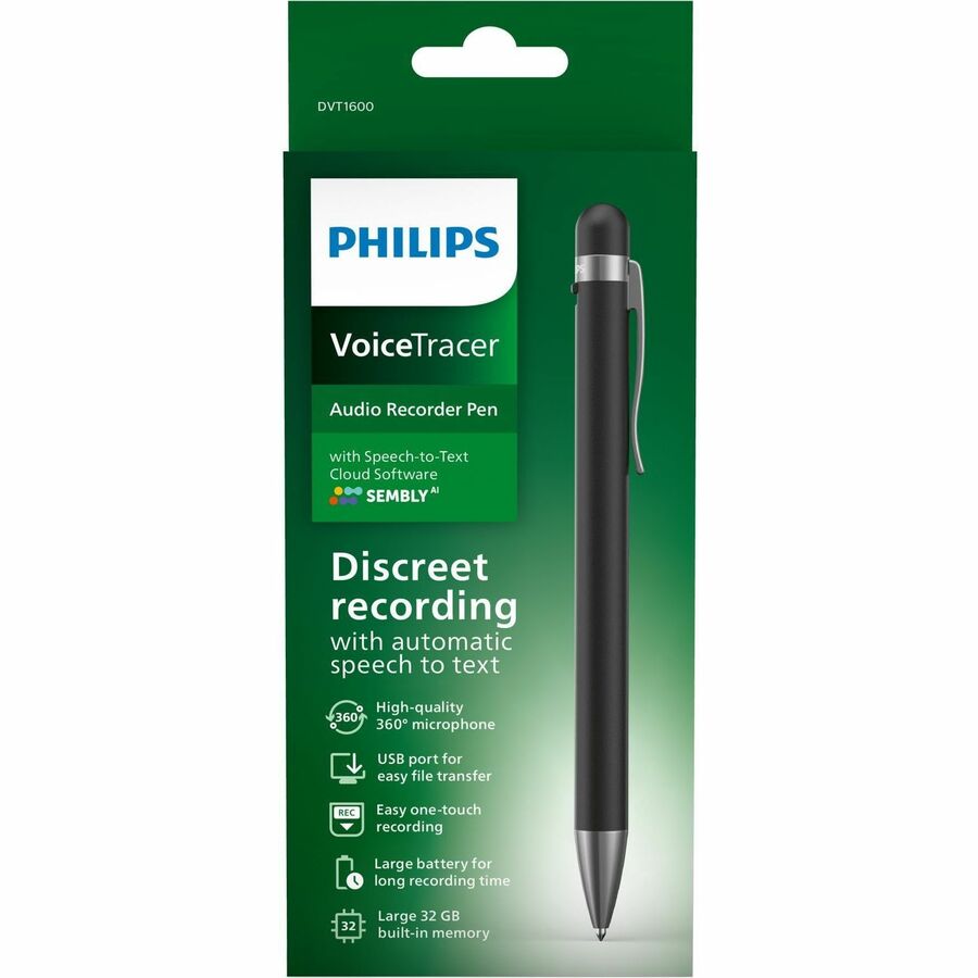 Enregistreur vocal DVT1600 - Philips