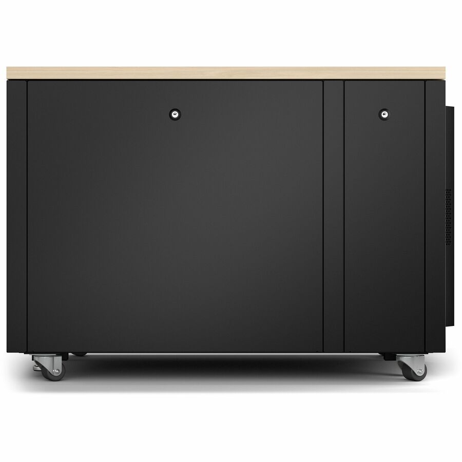 APC NetShelter Soundproof, 12U, Server Rack Enclosure, Maple [TAA]