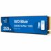 WD Blue SN580 250GB M.2 NVMe PCI-E 4.0 Read:4000 MB/s Write:2000 MB/s Solid State Drive (WDS250G3B0E)
