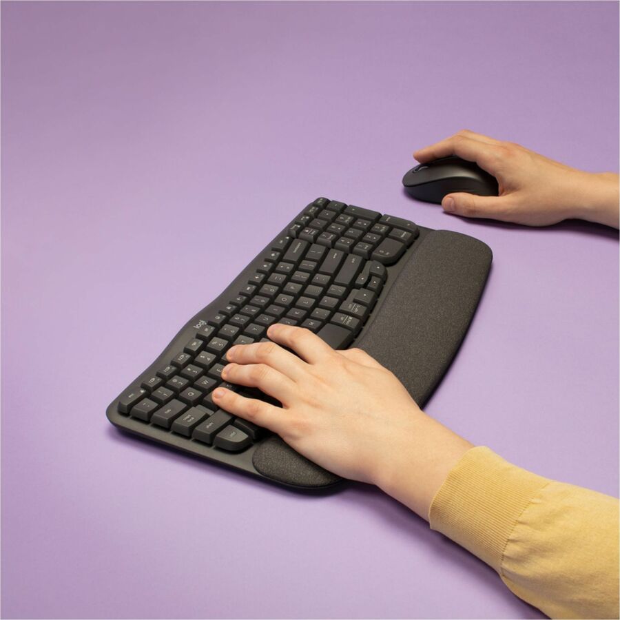 Clavier et souris Wave Keys MK670 - QWERTY - Fran&ccedil;ais - 1 chaque Logitech