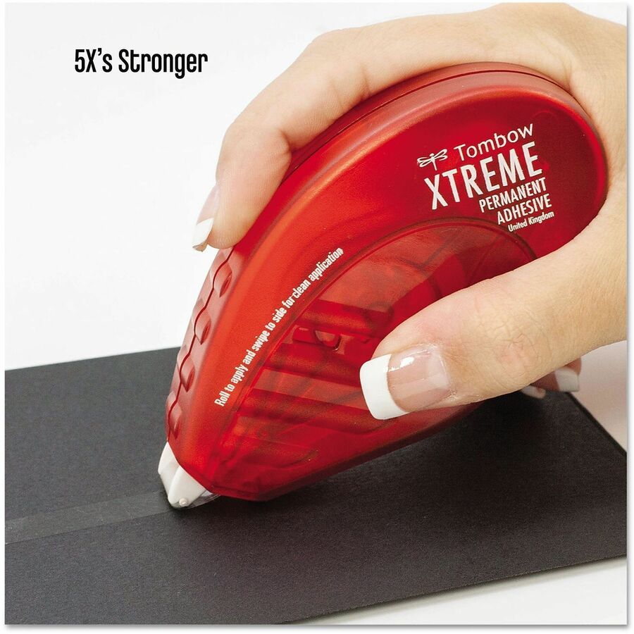 Tombow Xtreme Adhesive Tape Runner, Permanent - Clear - 1 Each