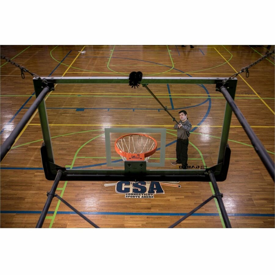 UNGPIPE0CT - Bendable, StarDuster Pipe Brush is curved to clean pipes and other round surfaces. Heavy-duty wire and polypropylene bristles easily clean hard-to-reach surfaces. Plastic handle fits an Unger OptiLoc Pole (not included) to reach high areas.