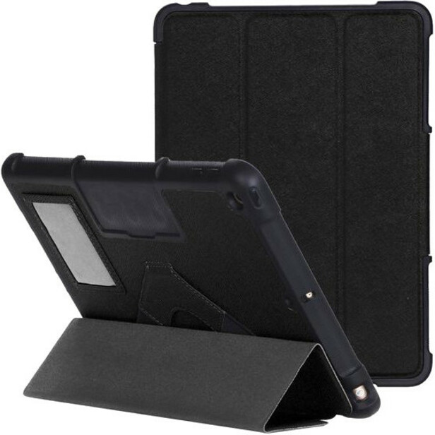 NutKase BumpKase Carrying Case (Book Fold) Apple iPad (5th Generation), iPad (6th Generation) - Black, Transparent