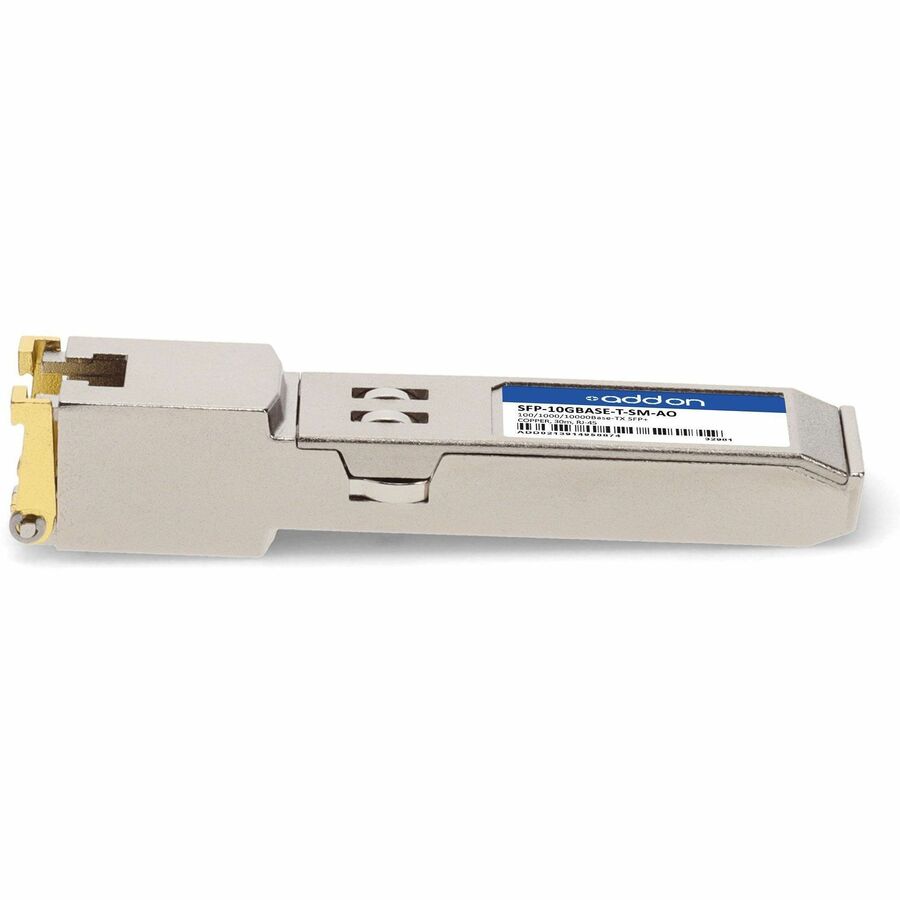 AddOn Networks SFP-10GBASE-T-SM-AO SFP+ RJ-45 10GBASE-T transceiver for 10 GbE copper links — alternate view 1