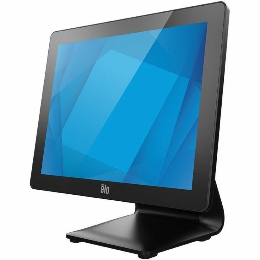 Elo Touch 15-inch all-in-one POS terminal in black for retail checkout — alternate view 1