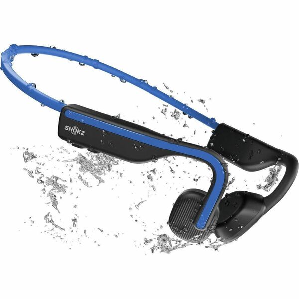 SHOKZ OpenMove Bluetooth Bone Conduction On-Ear Sport Headphones Blue