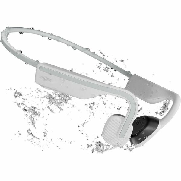 SHOKZ OpenMove Bluetooth Bone Conduction On-Ear Sport Headphones White