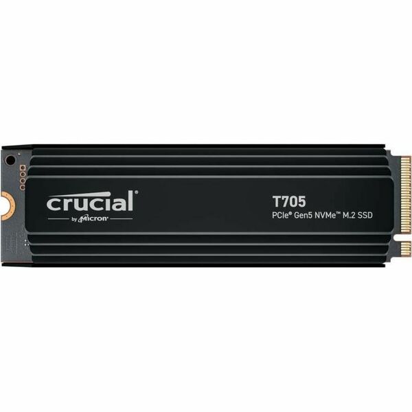 Crucial T705 2TB M.2 PCIe 5.0 NVMe with Heatsink SSD