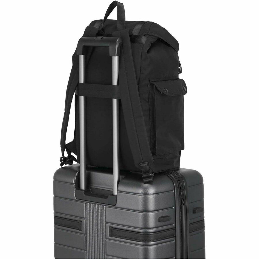 bugatti Brookside Carrying Case (Backpack) for 15.6" (396.24 mm) Notebook, Travel - Black