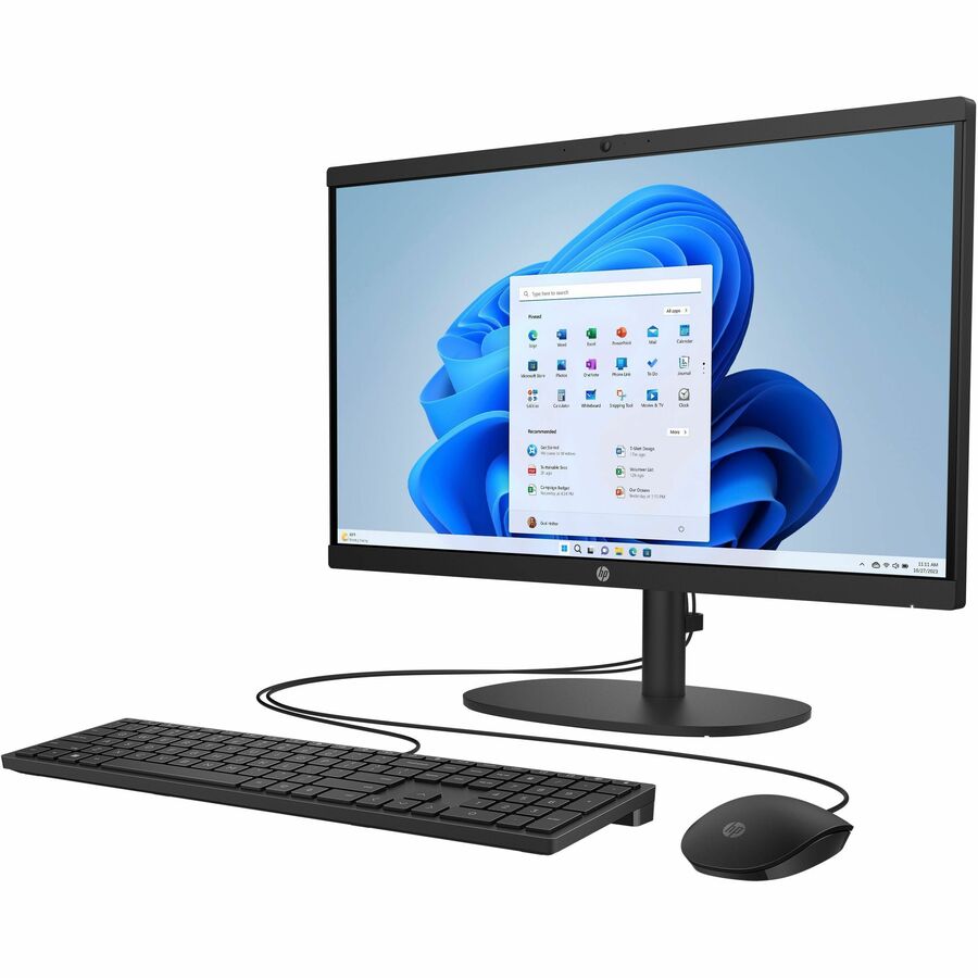 HP 22-dg0000i 22-dg0040 All-in-One Computer - Intel Pentium N200 - 21.5" Full HD - Jet Black