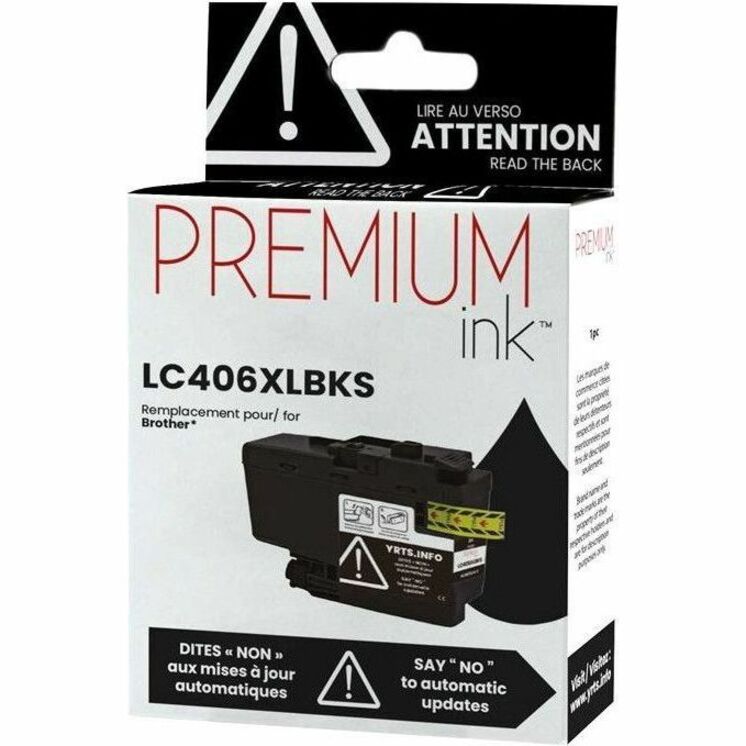 Nutone-Densi Inkjet Ink Cartridge LC406XLBKS - Pigment Black, Color - 1 Each