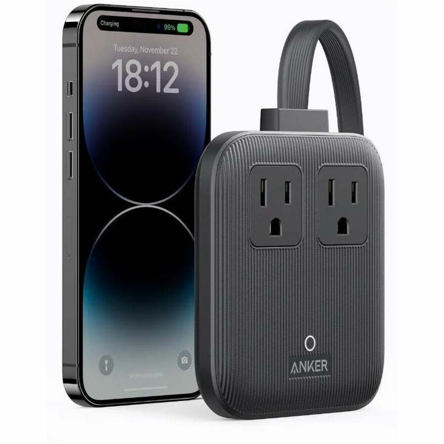 Anker Nano Charging Station 6-in-1 67W black desktop charging station — alternate view 1