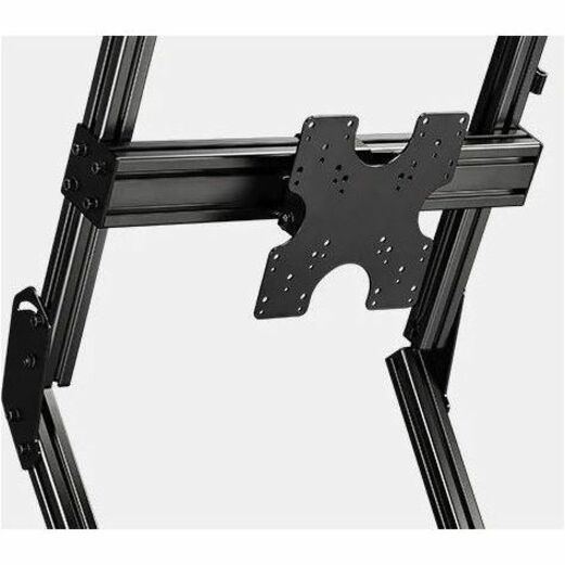 NEXT LEVEL RACING Elite Free Standing Quad Monitor Add-On Black Edition for sim racing setups — alternate view 1