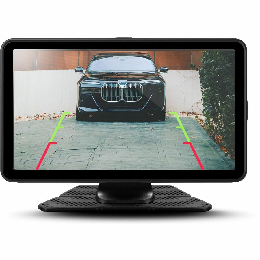 Adesso ORBIT C110 7 inch portable infotainment display with CarPlay Android Auto and dual camera — alternate view 1