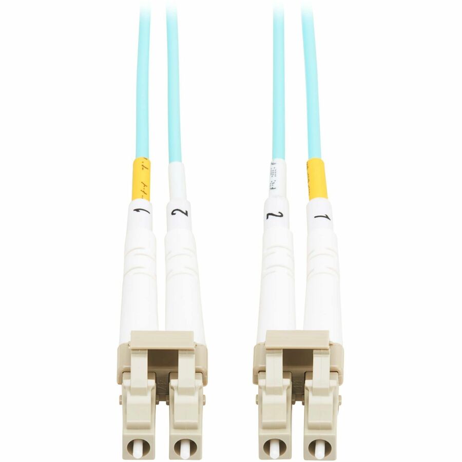 Eaton Tripp Lite Series 10Gb Duplex Multimode 50/125 OM3 OFNP Fiber Patch Cable (LC/LC) - Aqua, 7 m (23 ft.), TAA