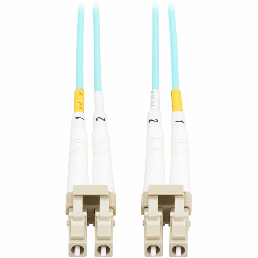 Eaton Tripp Lite Series 10Gb Duplex Multimode 50/125 OM3 OFNP Fiber Patch Cable (LC/LC) - Aqua, 6 m (19.7 ft.), TAA