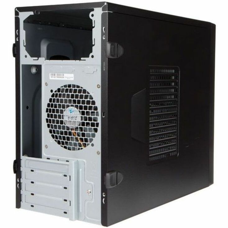 IN WIN EM048.CQ450TB3 micro-ATX mini tower case with pre-installed 450 W power supply — alternate view 1