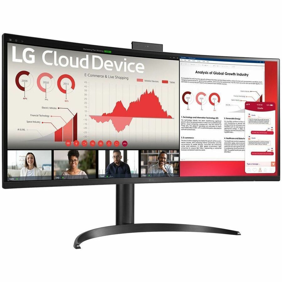 LG UltraWide 34CR65 34CR651N-6P All-in-One Thin Client - 1 Pentium Silver N6005 Quad-core (4 Core) 2 GHz
