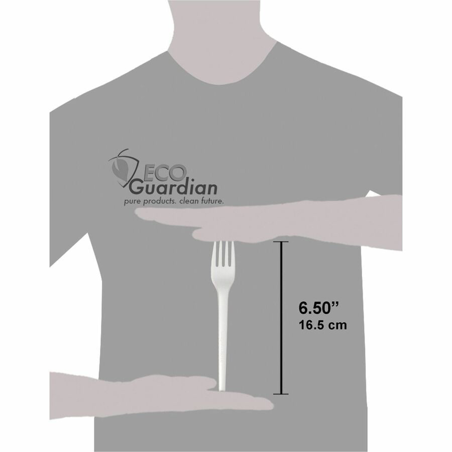Eco Guardian 6.5" CPLA Compostable Fork