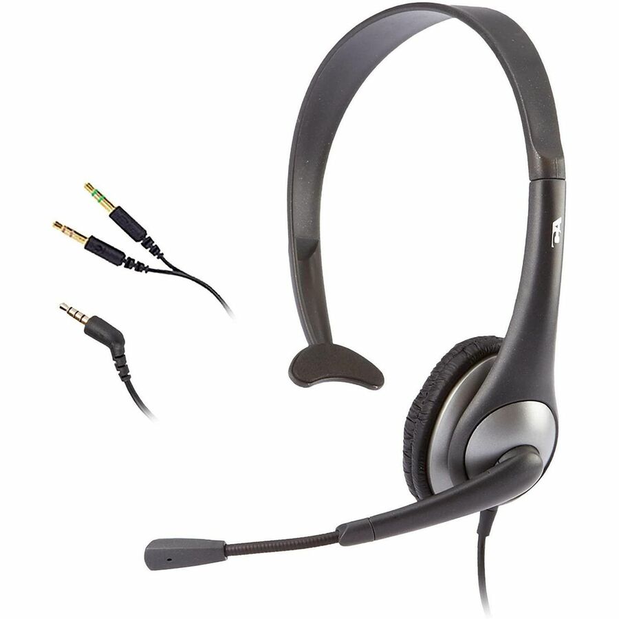 Cyber Acoustics AC-104 Headset - Mono - Wired - 20 Hz - 20 kHz - Over ...
