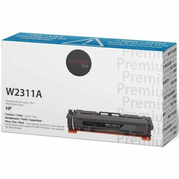 Premium Tone Laser Toner Cartridge W2311A - Cyan - 1 Each