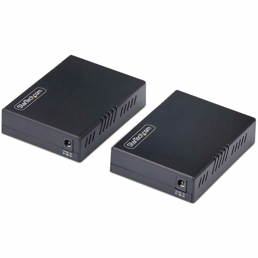 StarTech.com 10/100 Ethernet Extender Kit, Up to 0.5mi (800m), Long-Range LAN Over Single Pair Wire/RJ45 UTP, For Remote IP Camera/WiFi AP