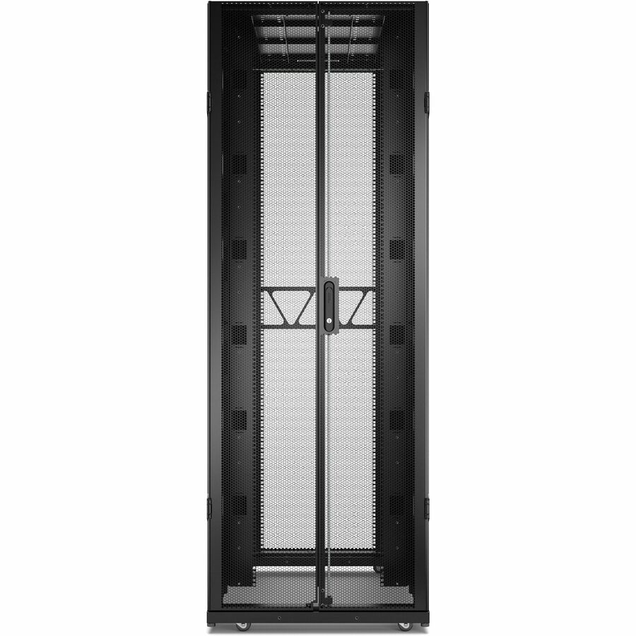 APC NetShelter SX Server Rack Gen 2, 45U, 2124H x 750W x 1200D mm, with Sides, Black [TAA]