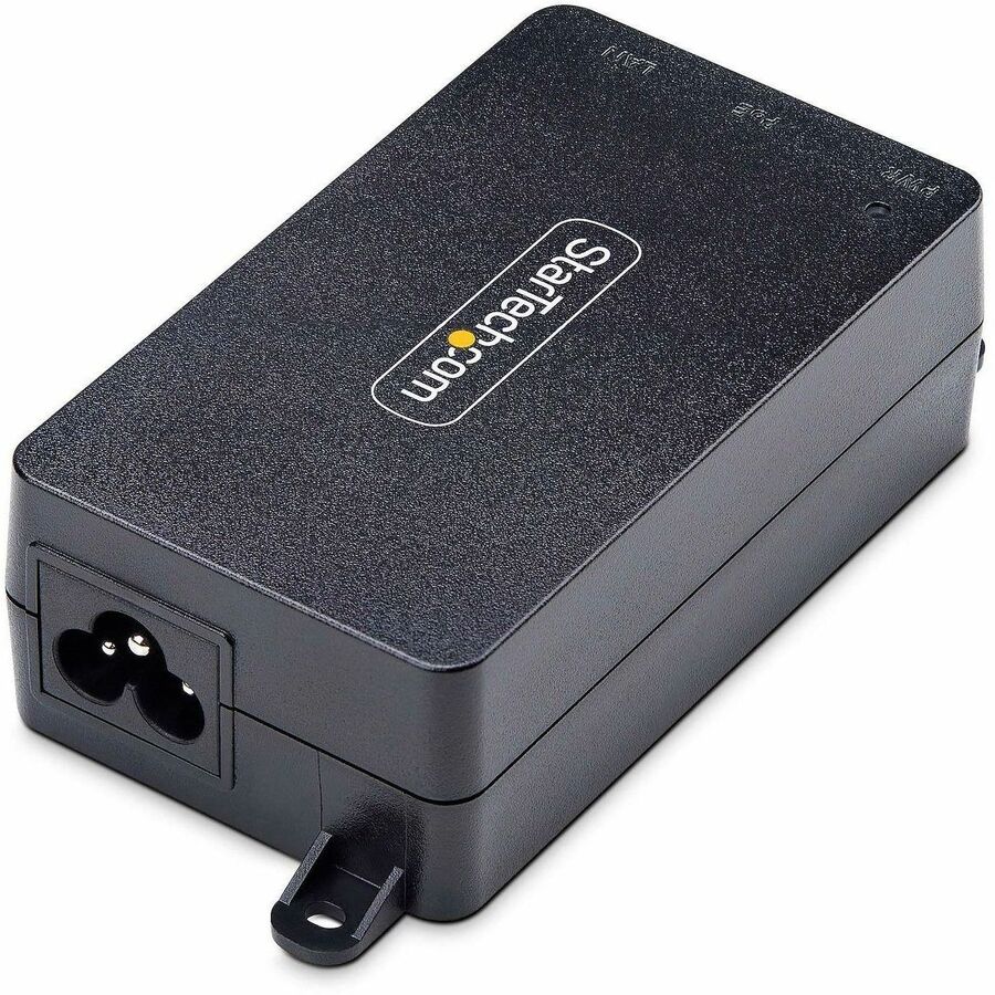 StarTech.com 1-Port Gigabit PoE+ Injector, 10M/100M/1G Ethernet, PoE/PoE+ (802.3af/802.3at), 30W Power Budget, Wall Mountable, Unmanaged