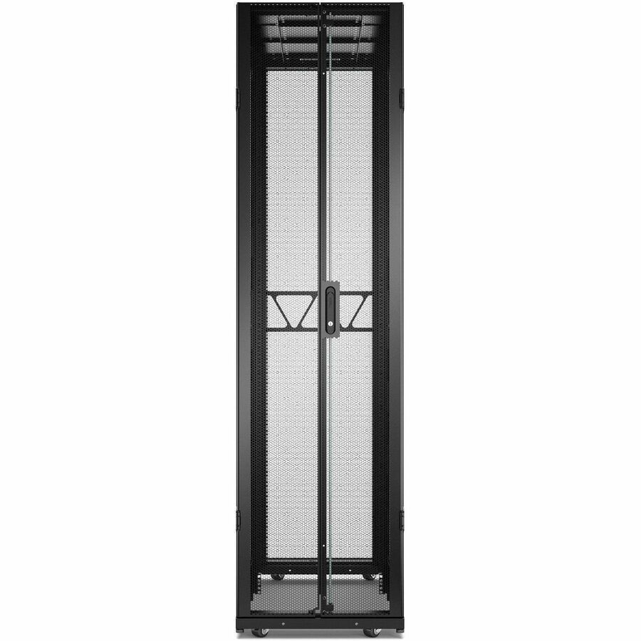 APC NetShelter SX Server Rack Gen 2, 48U, 2258H x 600W x 1200D mm, with Sides, Black [TAA]