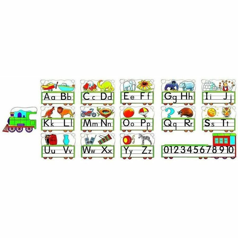 Roylco French/English Manuscript Alphabet Train