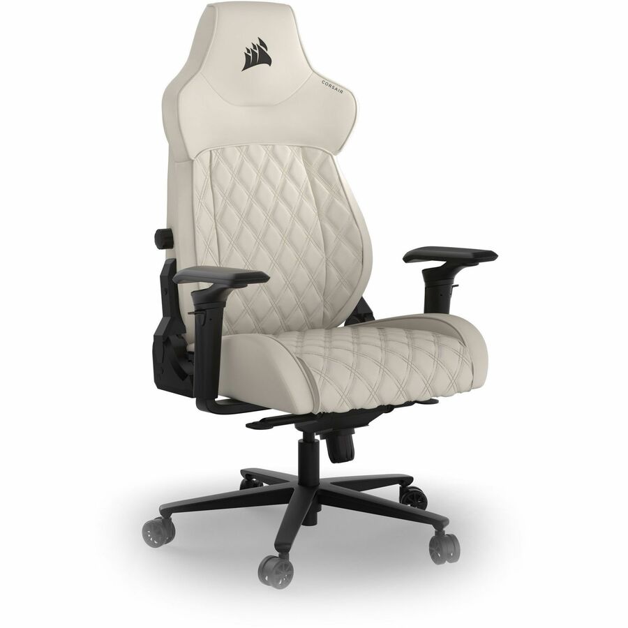 Corsair TC500 LUXE Gaming Chair - For Gaming - Fabric, Metal, Steel, Polyurethane, Foam - Frost