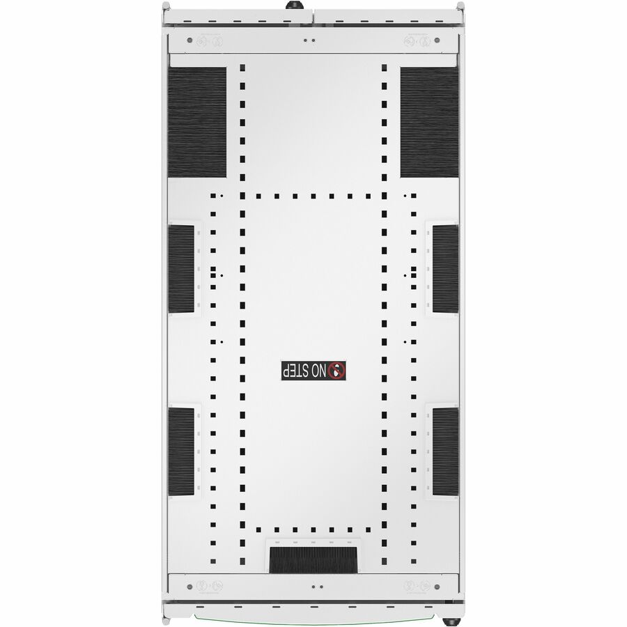 APC NetShelter SX Server Rack Gen 2, 48U, 2258H x 600W x 1200D mm, with Sides, White [TAA]