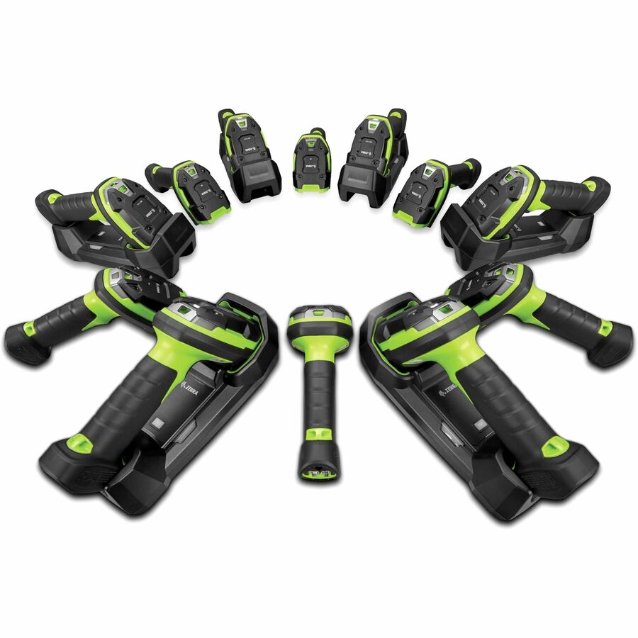 Zebra DS3678-XR cordless handheld industrial barcode scanner with serial cable kit — alternate view 1