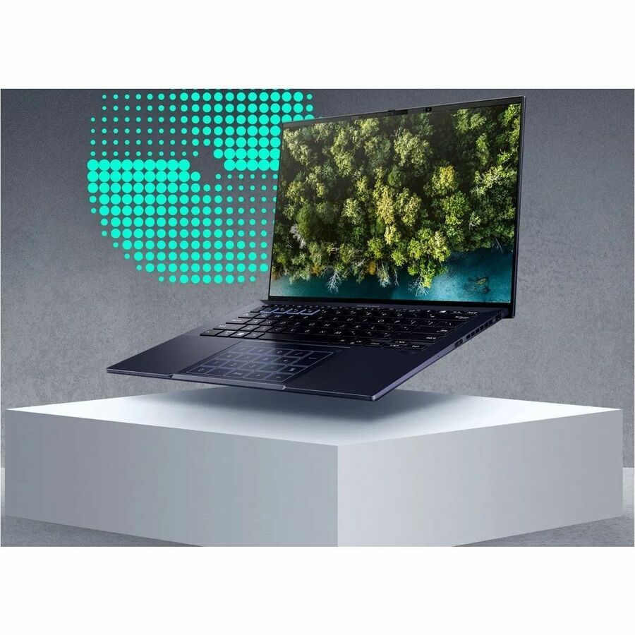 ASUS ExpertBook B9403CVA-XVE74 black 14-inch business laptop with WQXGA+ non-touch display — alternate view 1