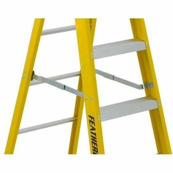 Featherlite 6908 8' Extra-Heavy Duty Fiberglass Stepladder