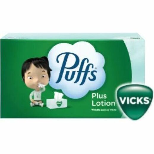 Papiers-mouchoirs Puff&reg; Plus Lotion avec parfum de Vicks - Puffs